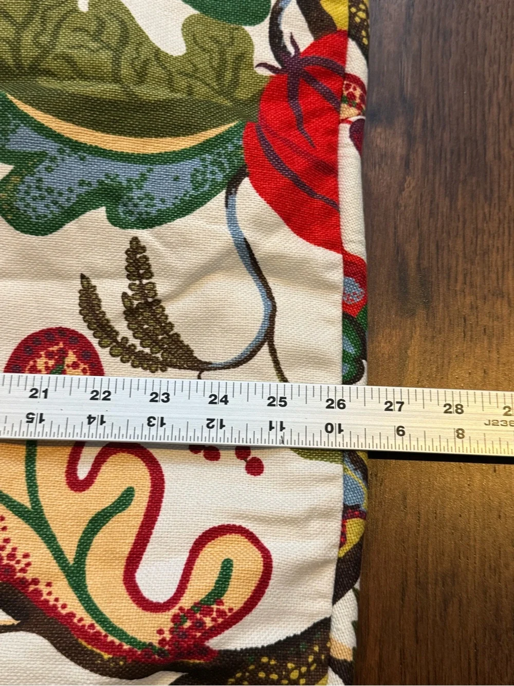 Pottery Barn Serafina Floral Euro Pillow Sham Heavy Linen Cotton